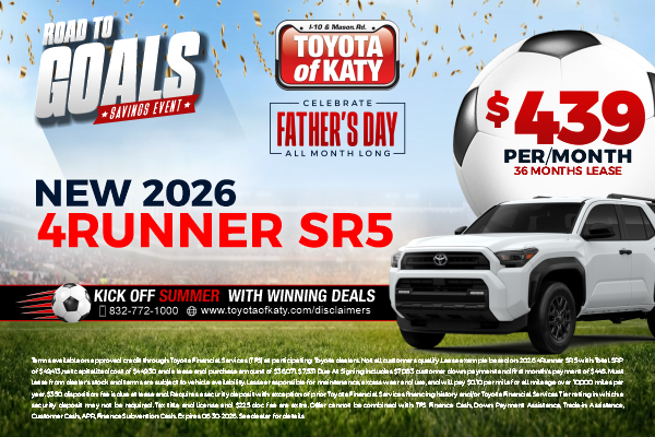 New 2026 4Runner SR5