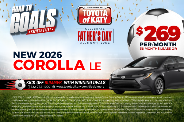 New 2026 Corolla LE