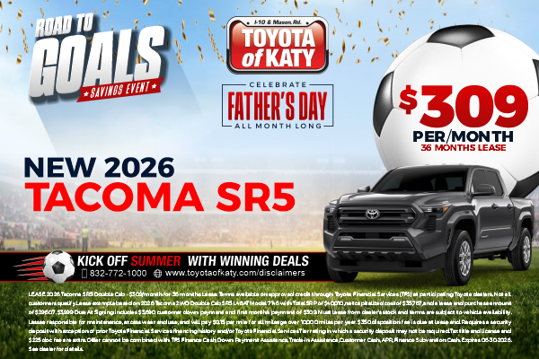 New 2026 Tacoma SR5