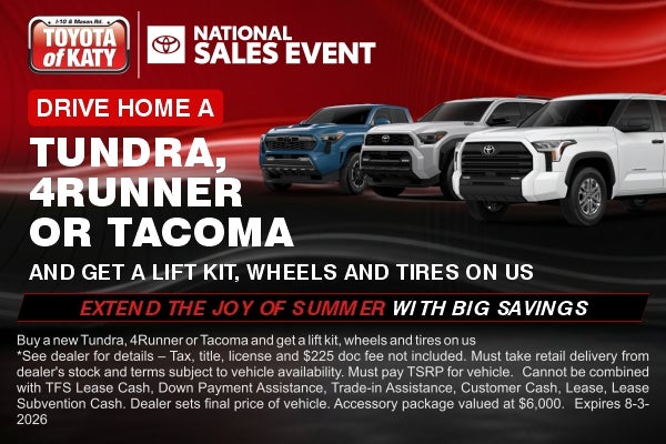 lift kit, tire and wheel special