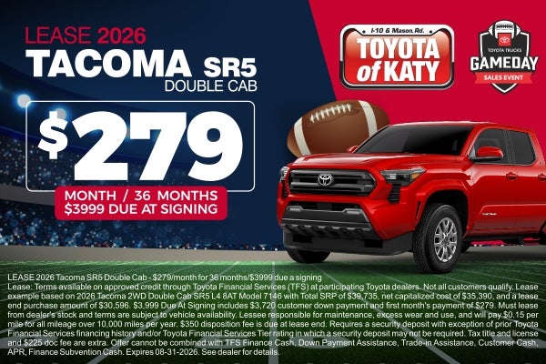 Tacoma lease special