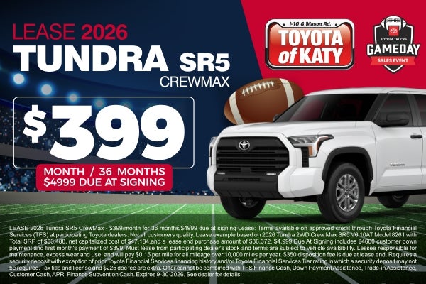 Tundra lease special