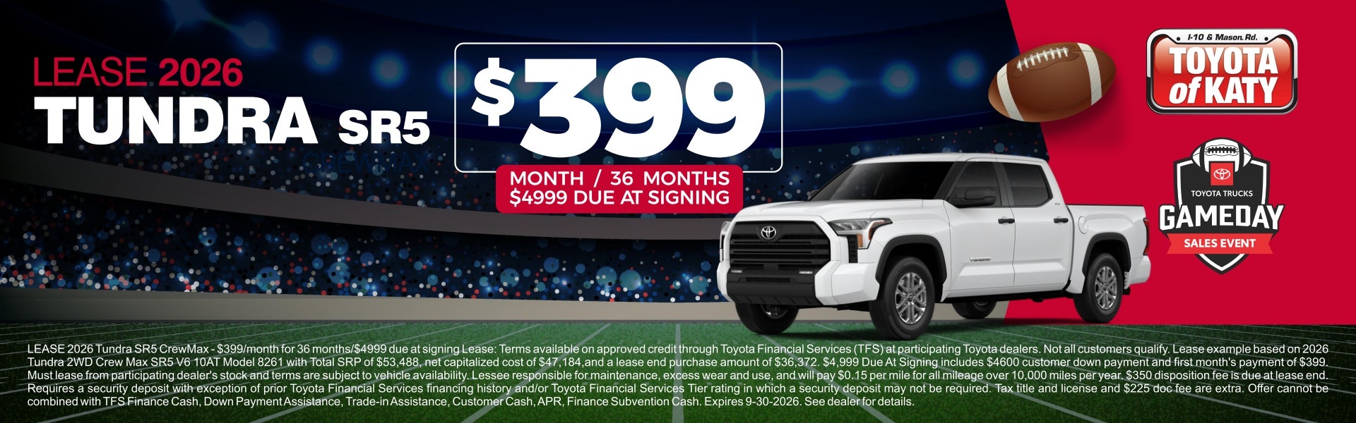Tundra lease special