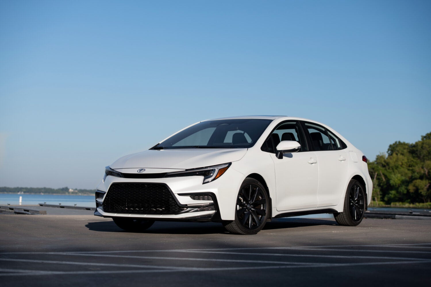 A wind chill pearl 2026 Toyota Corolla XSE