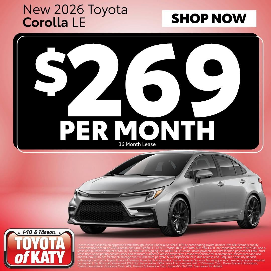 New 2026 Toyota Corolla LE