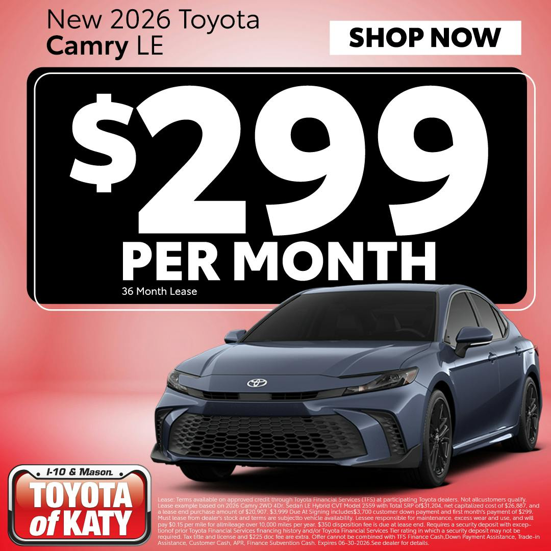 New 2026 Toyota Camry LE