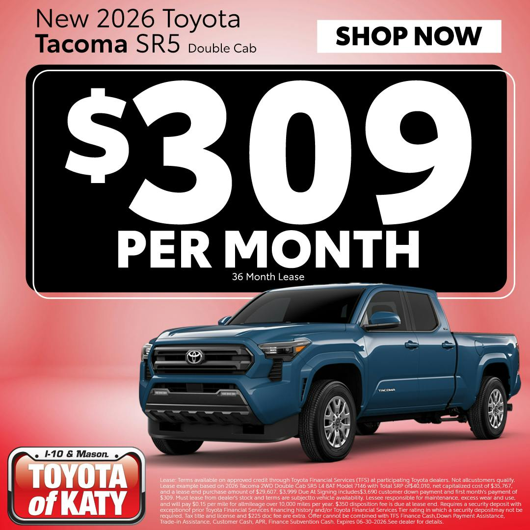 New 2026 Toyota Tacoma SR5