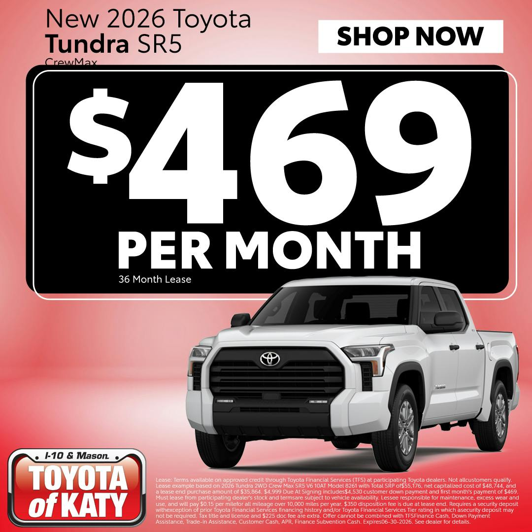 New 2026 Toyota Tundra SR5